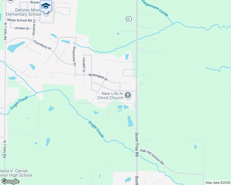 map of restaurants, bars, coffee shops, grocery stores, and more near 1425 Keck Ridge Drive in O'Fallon
