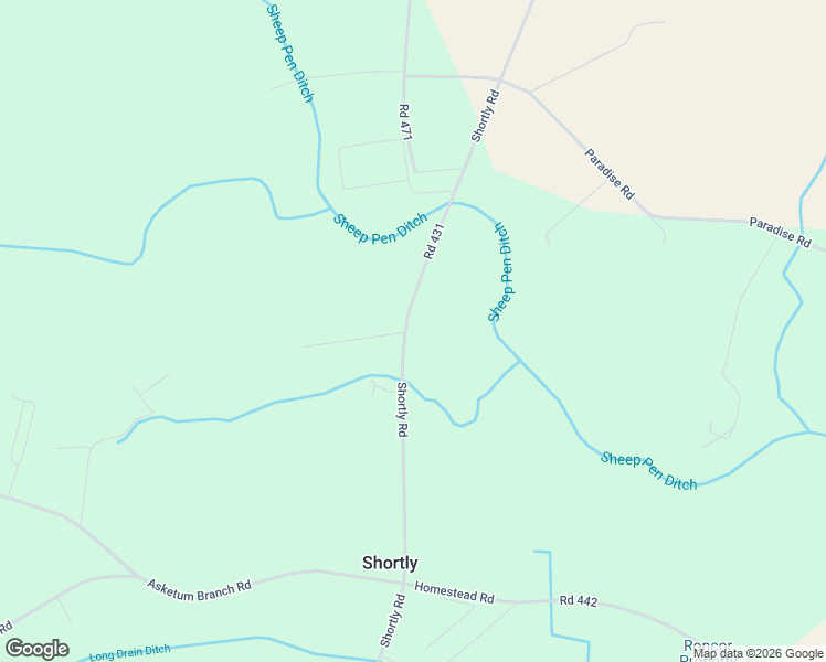 map of restaurants, bars, coffee shops, grocery stores, and more near 26734 Shortly Road in Georgetown