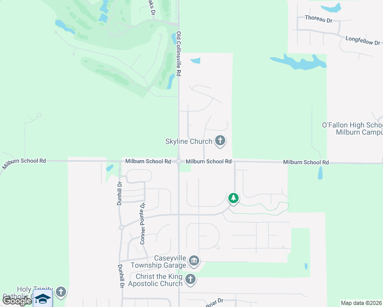 map of restaurants, bars, coffee shops, grocery stores, and more near 506 Old Collinsville Road in Caseyville