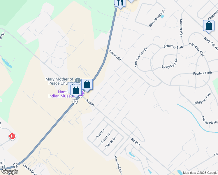 map of restaurants, bars, coffee shops, grocery stores, and more near 27061 Merchantman Drive in Millsboro