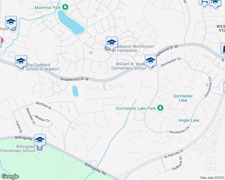 map of restaurants, bars, coffee shops, grocery stores, and more near 6019 New Forest Court in Saint Charles