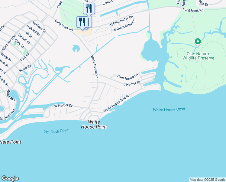 map of restaurants, bars, coffee shops, grocery stores, and more near 35560 Catamaran Road in Millsboro