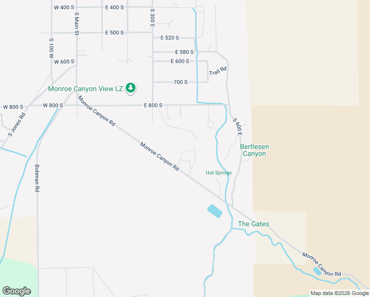 map of restaurants, bars, coffee shops, grocery stores, and more near East Valley View Lane in Monroe