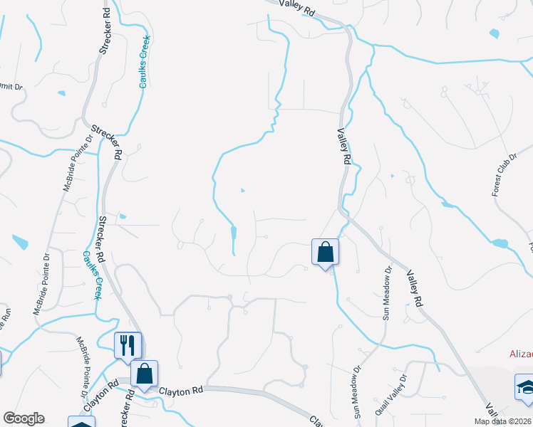 map of restaurants, bars, coffee shops, grocery stores, and more near 16235 Pepperview Court in Wildwood