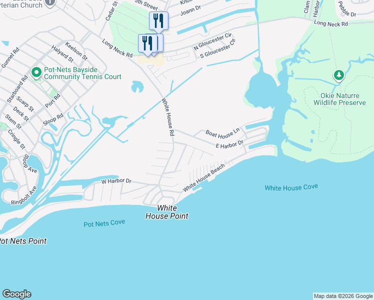 map of restaurants, bars, coffee shops, grocery stores, and more near 27097 Windjammer Road in Millsboro