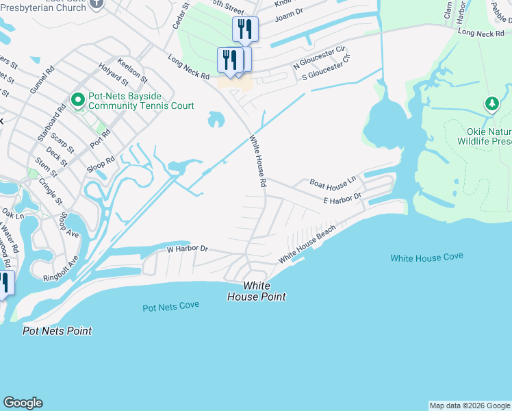 map of restaurants, bars, coffee shops, grocery stores, and more near 35363 Heron Road in Millsboro