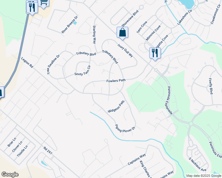 map of restaurants, bars, coffee shops, grocery stores, and more near 30467 Blackbird Court in Millsboro
