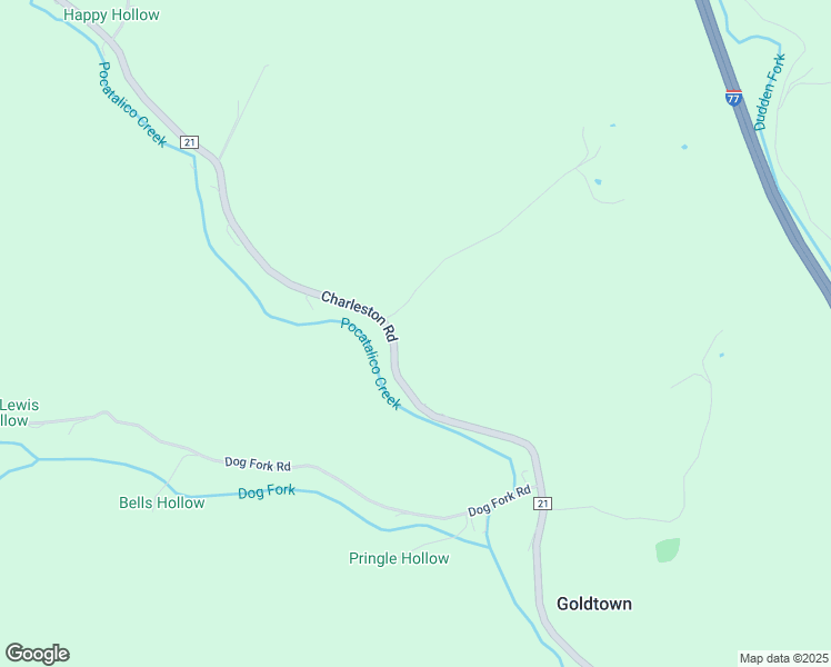 map of restaurants, bars, coffee shops, grocery stores, and more near 1507 Charleston Road in Ripley