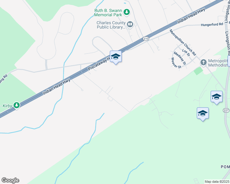 map of restaurants, bars, coffee shops, grocery stores, and more near 3510 Laurel Drive in Indian Head