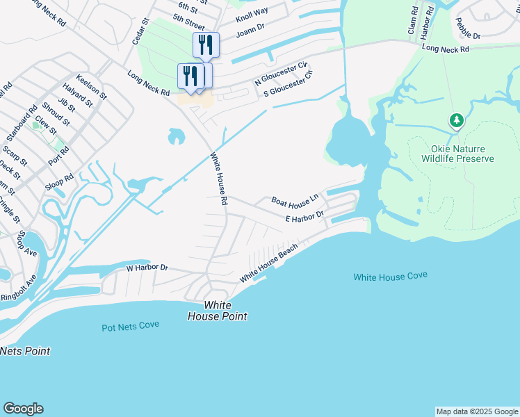map of restaurants, bars, coffee shops, grocery stores, and more near 27113 Clipper Road in Millsboro