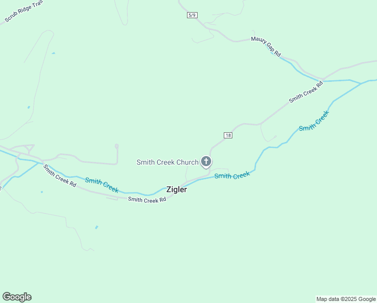 map of restaurants, bars, coffee shops, grocery stores, and more near in Zigler