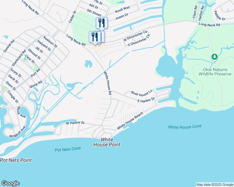 map of restaurants, bars, coffee shops, grocery stores, and more near 35482 East Harbor Drive in Millsboro