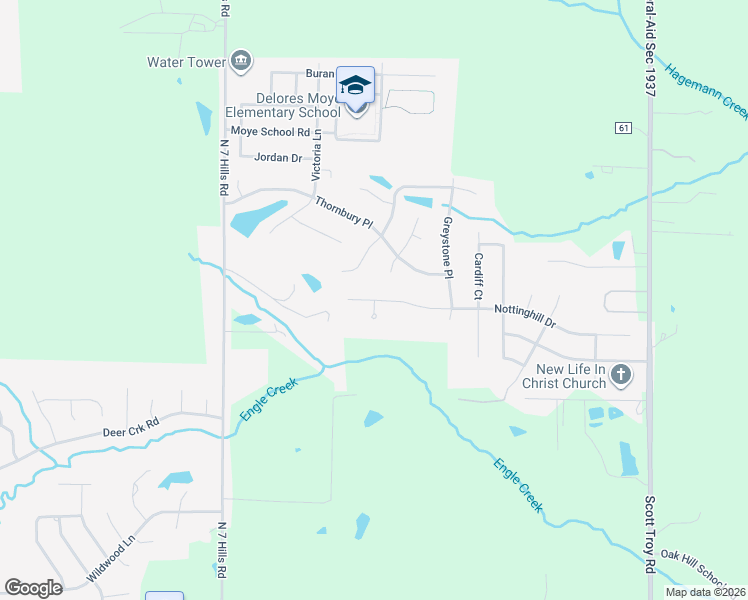 map of restaurants, bars, coffee shops, grocery stores, and more near 700 Chatsworth Court in O'Fallon