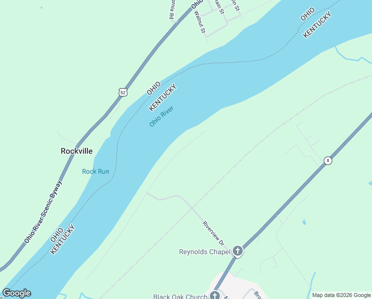 map of restaurants, bars, coffee shops, grocery stores, and more near 114 River Road in Vanceburg