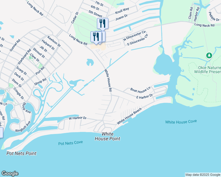 map of restaurants, bars, coffee shops, grocery stores, and more near 26906 White House Road in Millsboro