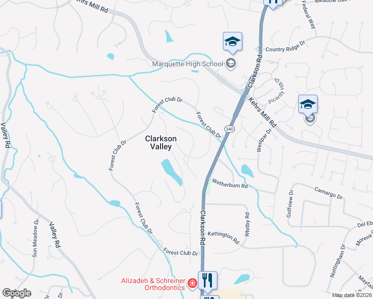 map of restaurants, bars, coffee shops, grocery stores, and more near 1 Crownhill Lane in Chesterfield