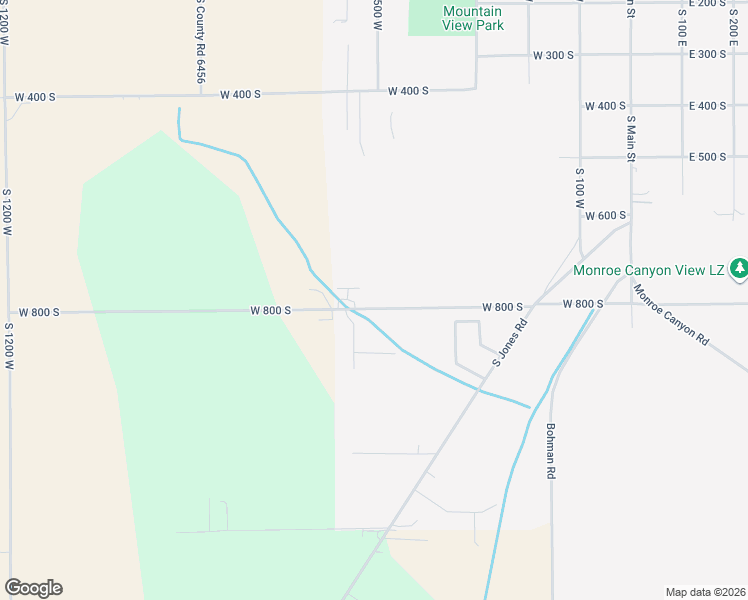 map of restaurants, bars, coffee shops, grocery stores, and more near 514 West 800 South in Monroe