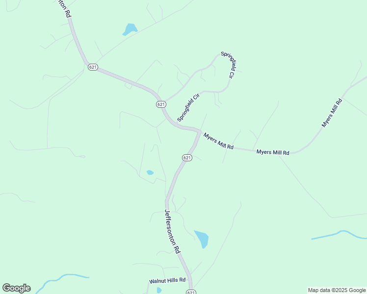 map of restaurants, bars, coffee shops, grocery stores, and more near 6120 Jeffersonton Road in Jeffersonton