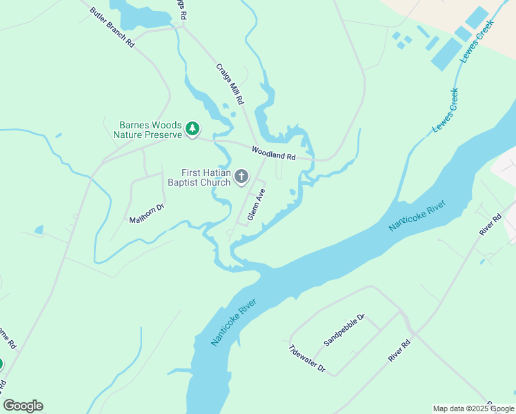 map of restaurants, bars, coffee shops, grocery stores, and more near 26874 Glenn Avenue in Seaford