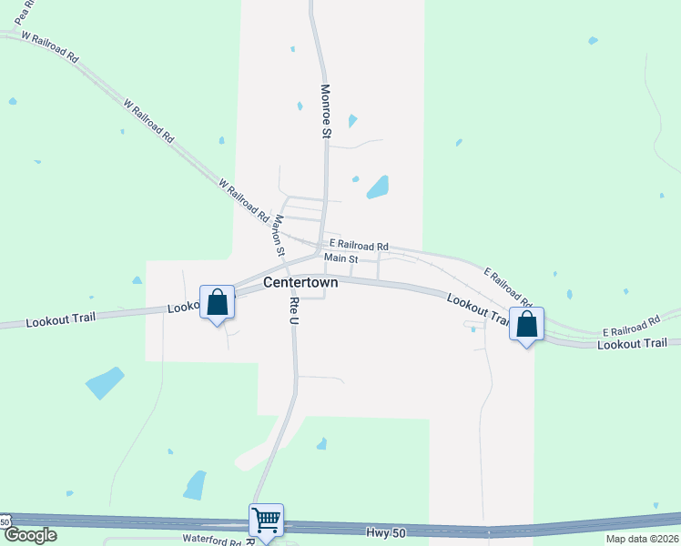 map of restaurants, bars, coffee shops, grocery stores, and more near 1205 Madison Street in Centertown