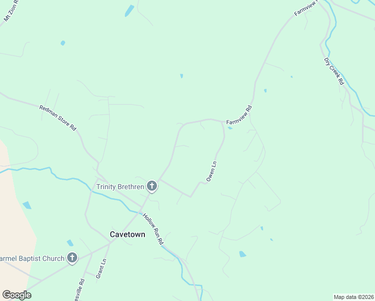 map of restaurants, bars, coffee shops, grocery stores, and more near 1312 Farmview Road in Luray