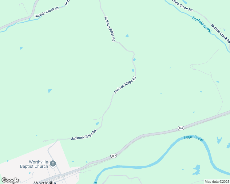map of restaurants, bars, coffee shops, grocery stores, and more near Jackson Ridge Road in Worthville