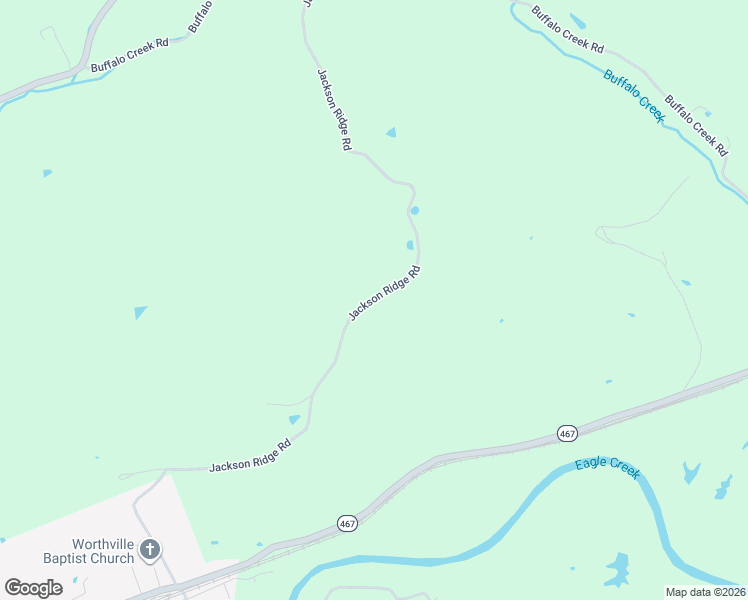 map of restaurants, bars, coffee shops, grocery stores, and more near 1175 Jackson Ridge Road in Worthville