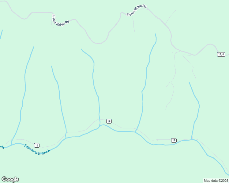 map of restaurants, bars, coffee shops, grocery stores, and more near 1916 Painter Branch Road in Liberty