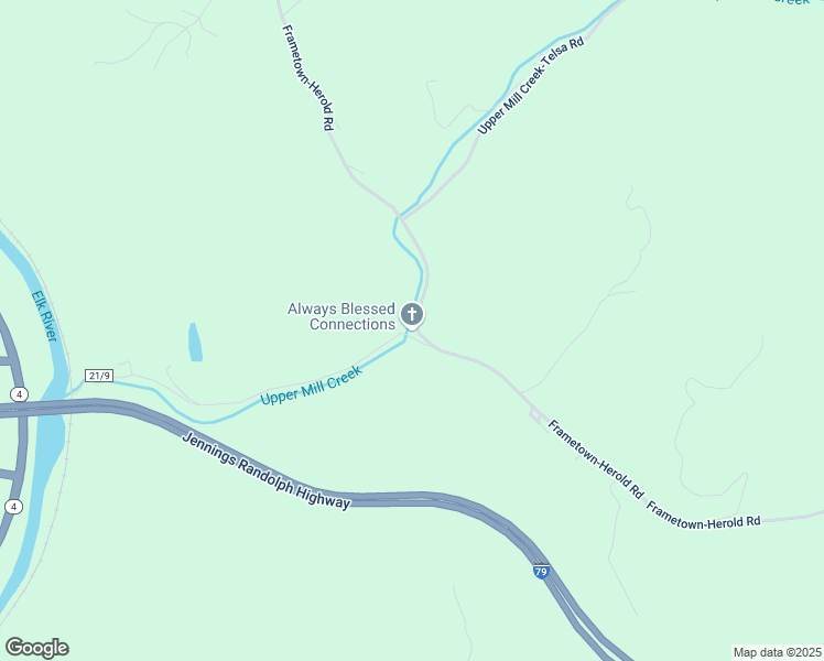 map of restaurants, bars, coffee shops, grocery stores, and more near 804 Spruce Grove Road in Frametown