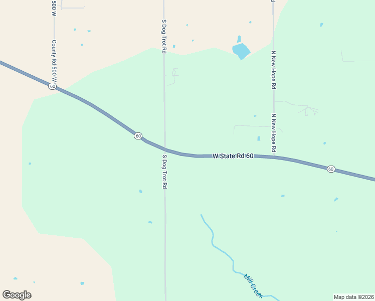 map of restaurants, bars, coffee shops, grocery stores, and more near 5491 Indiana 60 in Salem