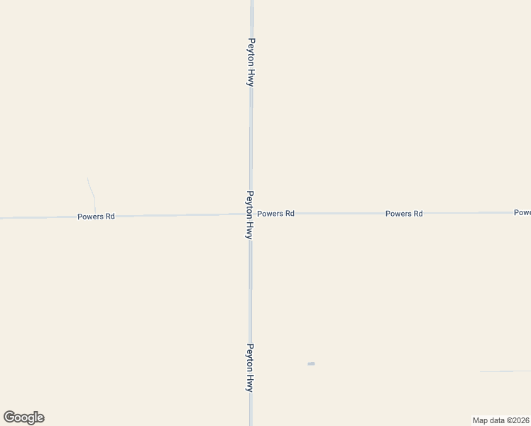 map of restaurants, bars, coffee shops, grocery stores, and more near 19650 Powers Road in Colorado Springs