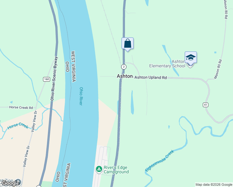 map of restaurants, bars, coffee shops, grocery stores, and more near Huntington Road in Glenwood