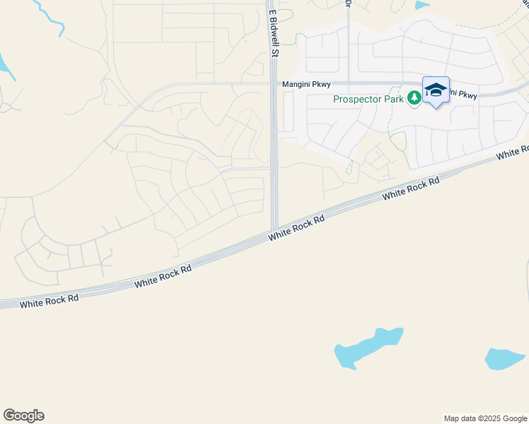 map of restaurants, bars, coffee shops, grocery stores, and more near Southpointe Drive in Folsom