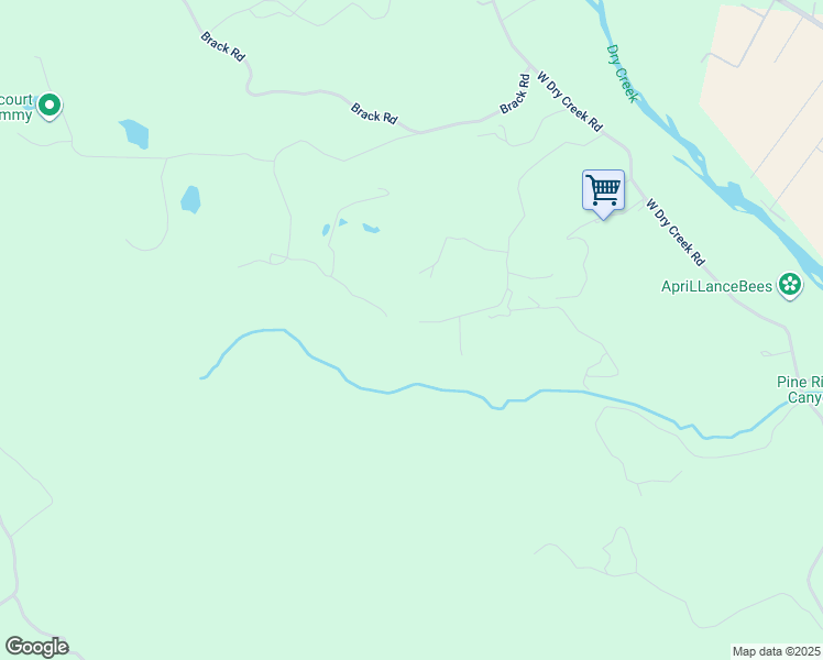 map of restaurants, bars, coffee shops, grocery stores, and more near 1600 Jack Pine Road in Healdsburg