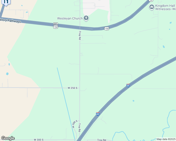 map of restaurants, bars, coffee shops, grocery stores, and more near 76 East 250 South in Washington