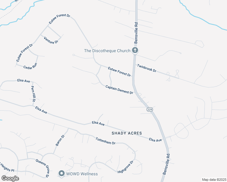 map of restaurants, bars, coffee shops, grocery stores, and more near 3281 Captain Dement Drive in Waldorf