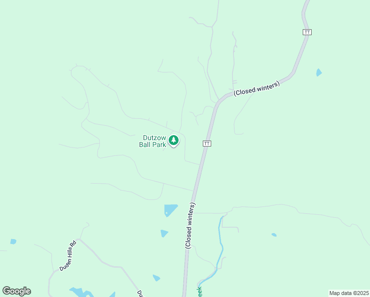 map of restaurants, bars, coffee shops, grocery stores, and more near Dutzow Ballpark Drive in Warren County