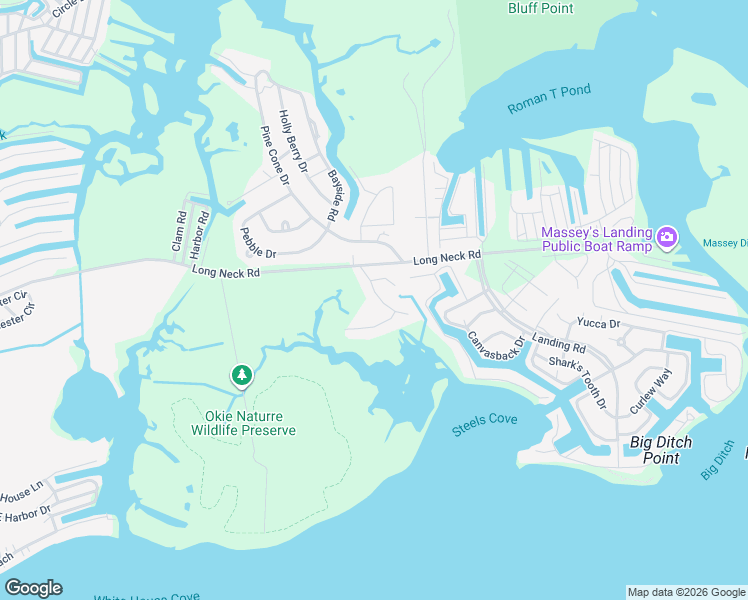 map of restaurants, bars, coffee shops, grocery stores, and more near 11 Burrwood court in Millsboro