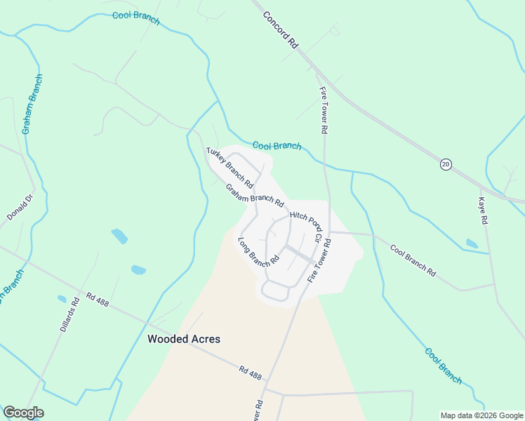 map of restaurants, bars, coffee shops, grocery stores, and more near 433 Long Branch Road in Seaford