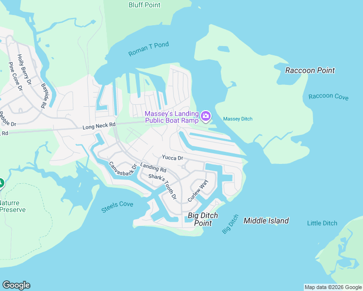 map of restaurants, bars, coffee shops, grocery stores, and more near 26513 Lucky Lane in Millsboro
