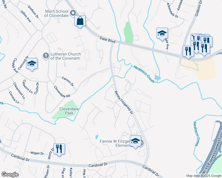 map of restaurants, bars, coffee shops, grocery stores, and more near 15157 Brazil Circle in Woodbridge
