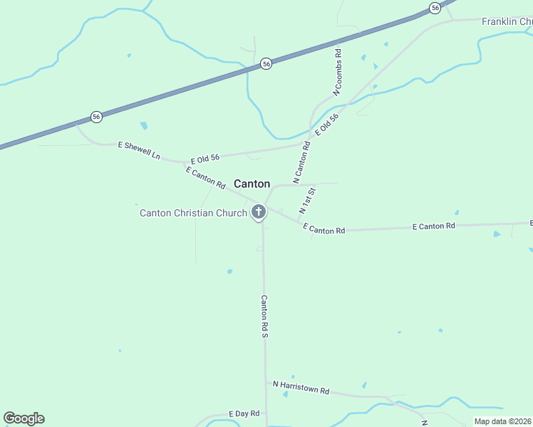 map of restaurants, bars, coffee shops, grocery stores, and more near 1367 North Canton Road South in Salem