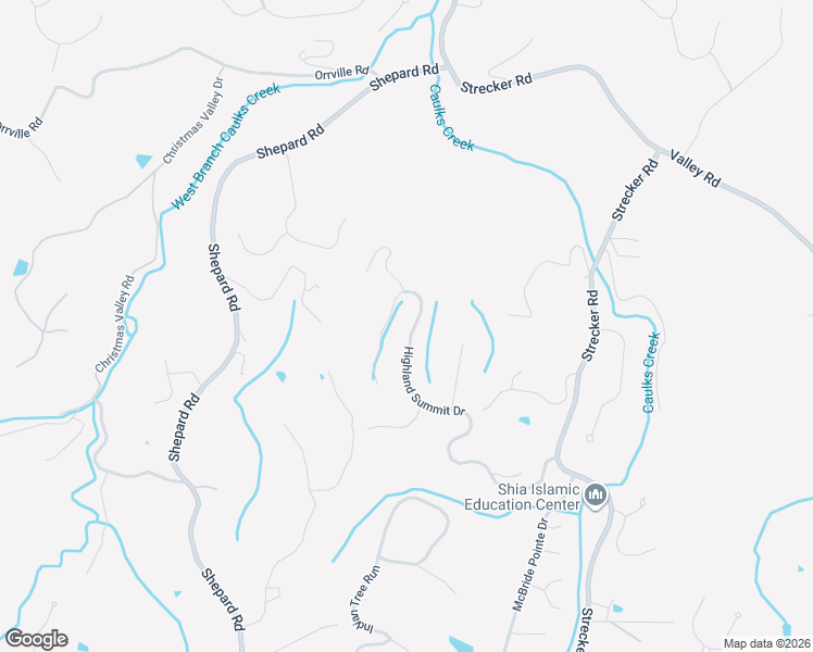 map of restaurants, bars, coffee shops, grocery stores, and more near 16646 Highland Summit Drive in Ballwin