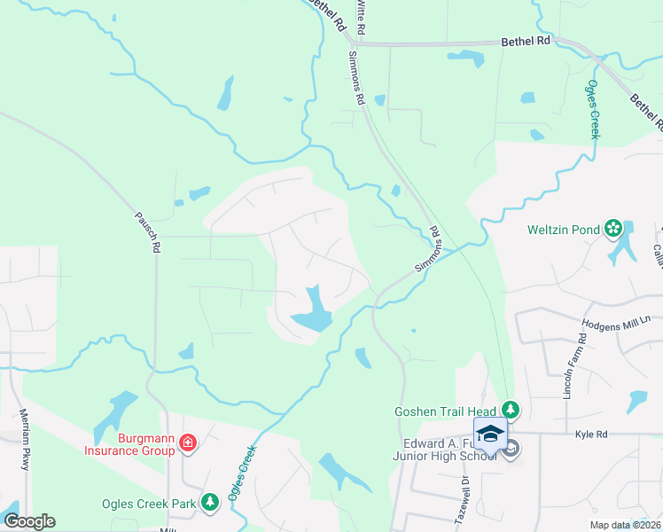 map of restaurants, bars, coffee shops, grocery stores, and more near 1320 Timber Ridge Trace Drive in O'Fallon