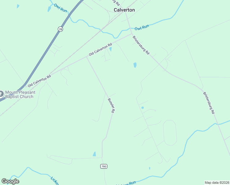 map of restaurants, bars, coffee shops, grocery stores, and more near 10031 Boteler Road in Midland