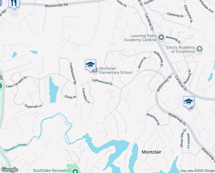 map of restaurants, bars, coffee shops, grocery stores, and more near 15039 Holleyside Drive in Dumfries