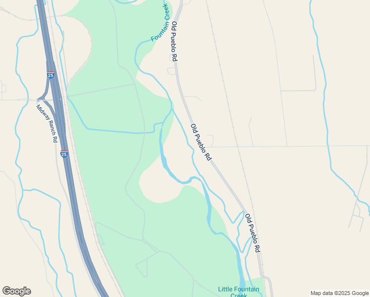 map of restaurants, bars, coffee shops, grocery stores, and more near 14310 Old Pueblo Road in Fountain