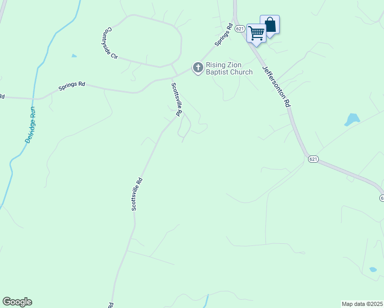 map of restaurants, bars, coffee shops, grocery stores, and more near 5324 Apple Blossom Lane in Jeffersonton
