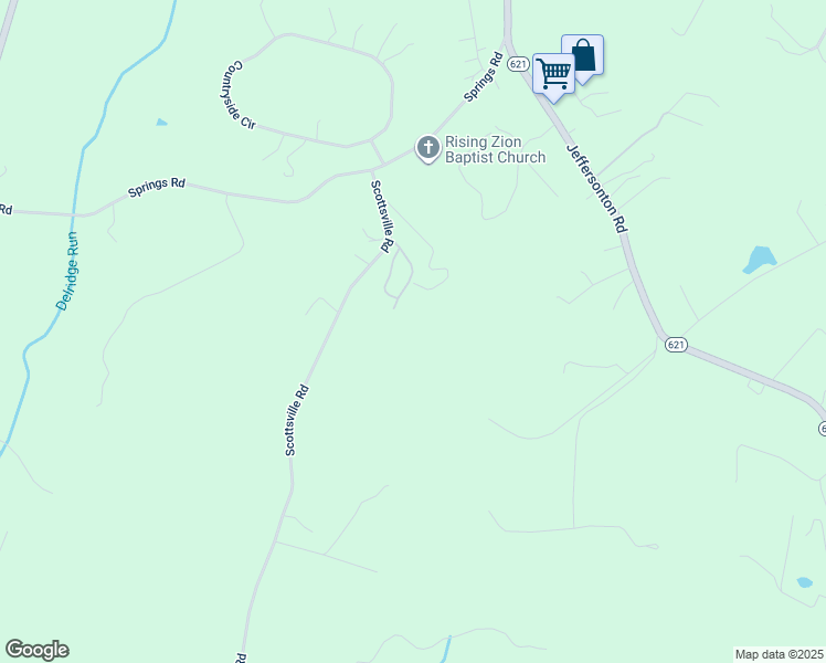 map of restaurants, bars, coffee shops, grocery stores, and more near 5324 Apple Blossom Lane in Jeffersonton
