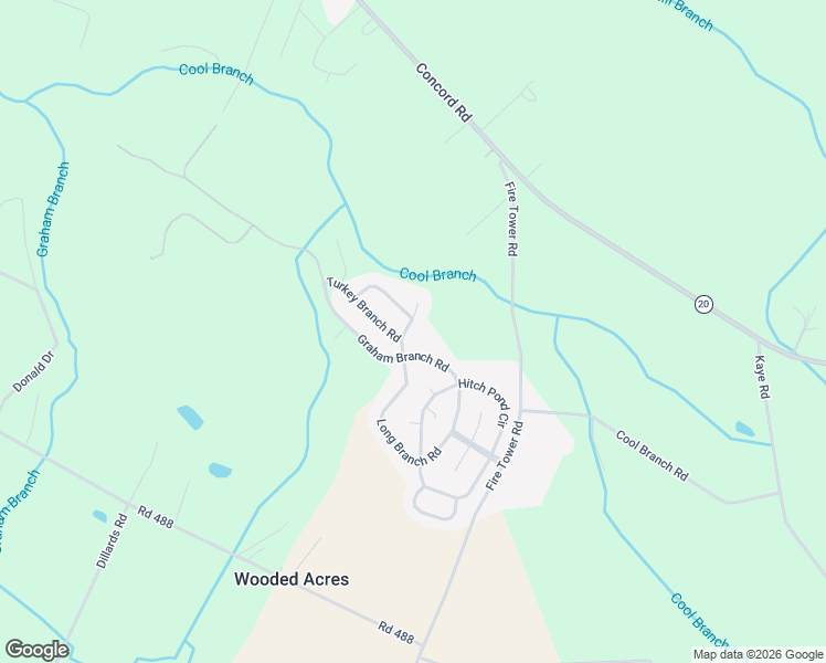 map of restaurants, bars, coffee shops, grocery stores, and more near 415 Long Branch Road in Seaford